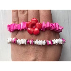 Hawaiian Bracelet/Anklet Set 🌺